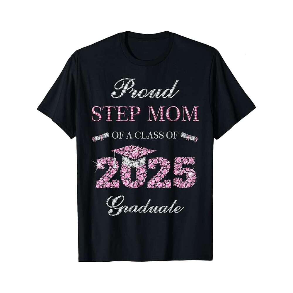 Designer T shirt Proud Sister of a Class of 2025 Graduate funny Senior 2025 - 220g T shits