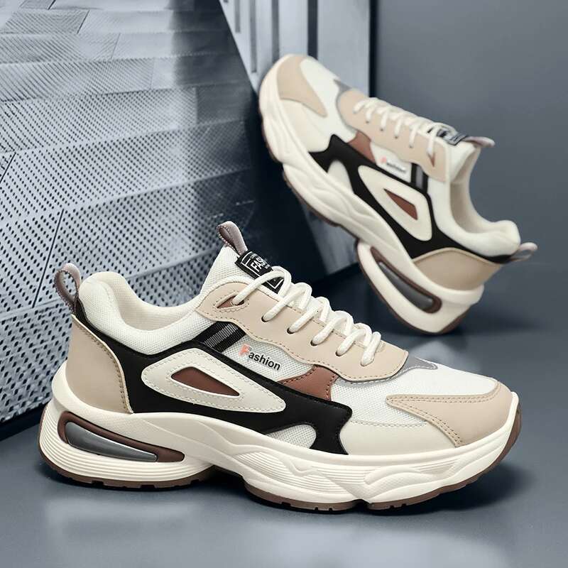2025 men's casual thick height shoes, anti slip designer, fashionable running shoes, men's shoes