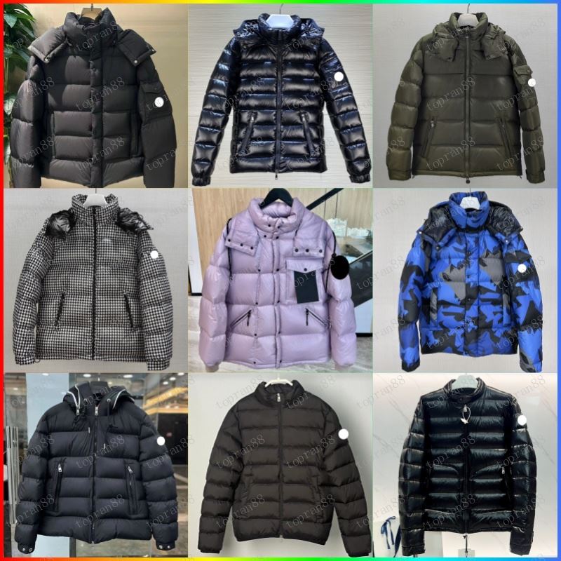 Designer Down Jackets Winter Puffer Jacket Moncll arm Scan Mens Down Jacket Parka Man Warm Outwear Coat Fashion Men Coats