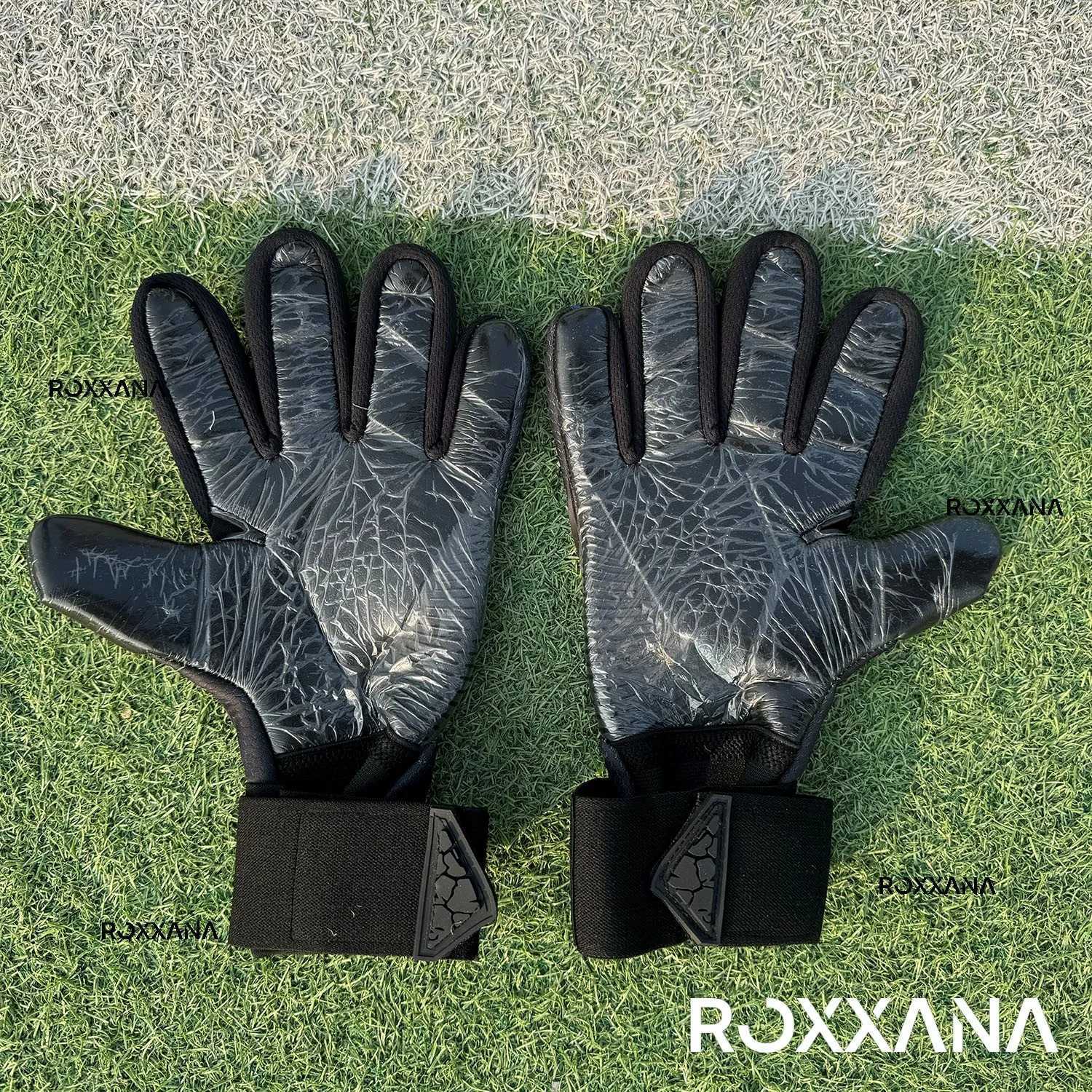 ROXXANA Adult Professional Anti slip Latex Gloves Game Training Football Goalkeeper Gloves Adjustable WristbandXJ250412