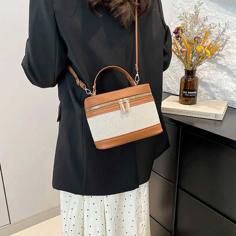 Fi round bucket bag for womens daily use leopard shaped cross shoulder bag for commuting casual womens handbagXJ250412