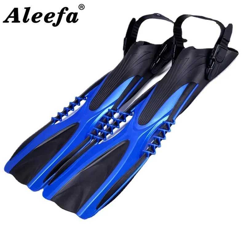 Scuba diving fin open heel flipper with adjustable strap suitable for adult swimming equipmentY250412