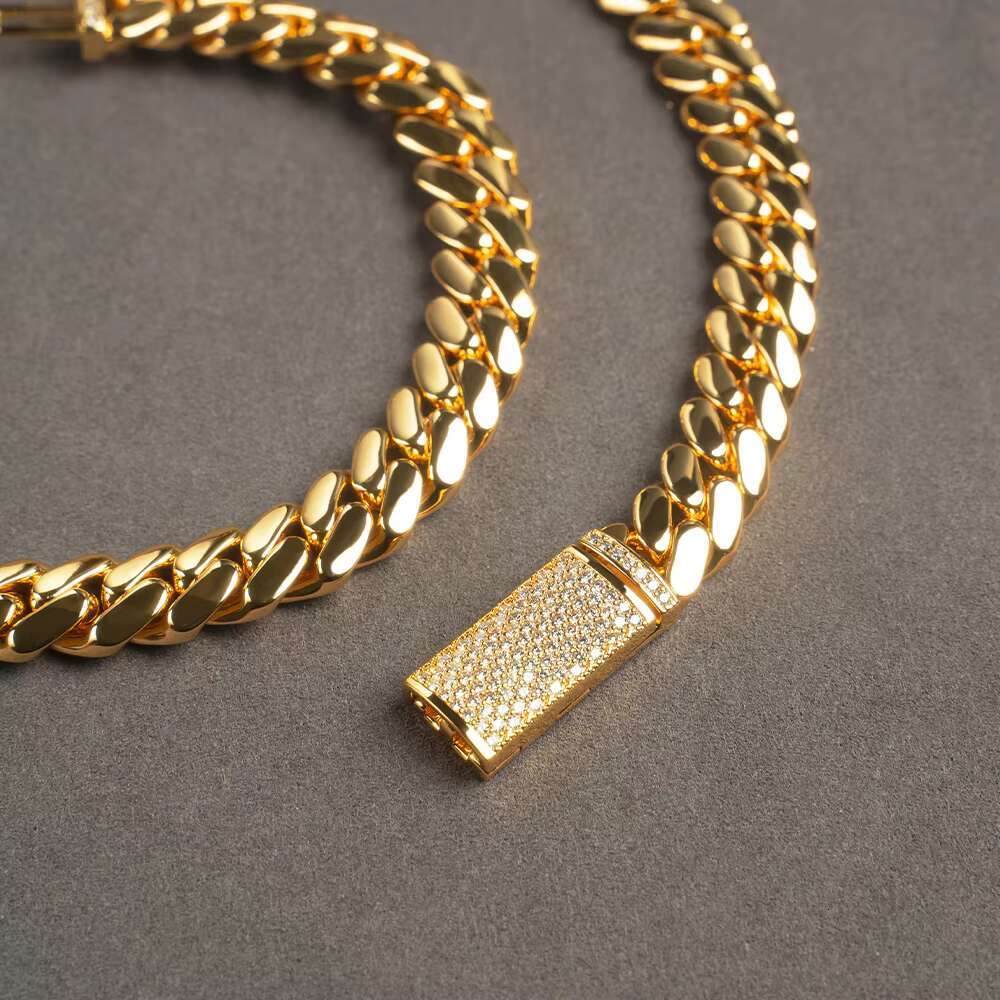 Gold 20mm Miami Cuban Chain Necklace