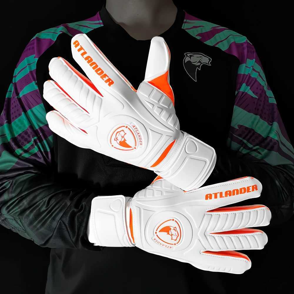 Finger Protection Goalkeeper Football Gloves High Quality Latex Finger Protection Children Adult Football Strong Grip Goalkeeper GlovesXJ250412