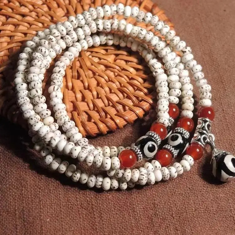 Hainan Bodhi Mini Star Moon Bodhi Original Ecological Bead Handmade Treatment Fashion Gift Natural Small Seed Bracelet Necklace 250407