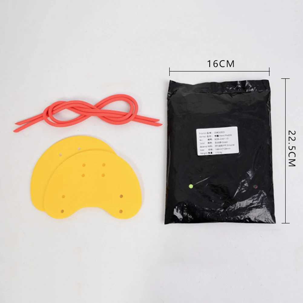 Silicone swimming paddles Girdles lightweight training hand correction portable professional teaching aids accessoriesY250412