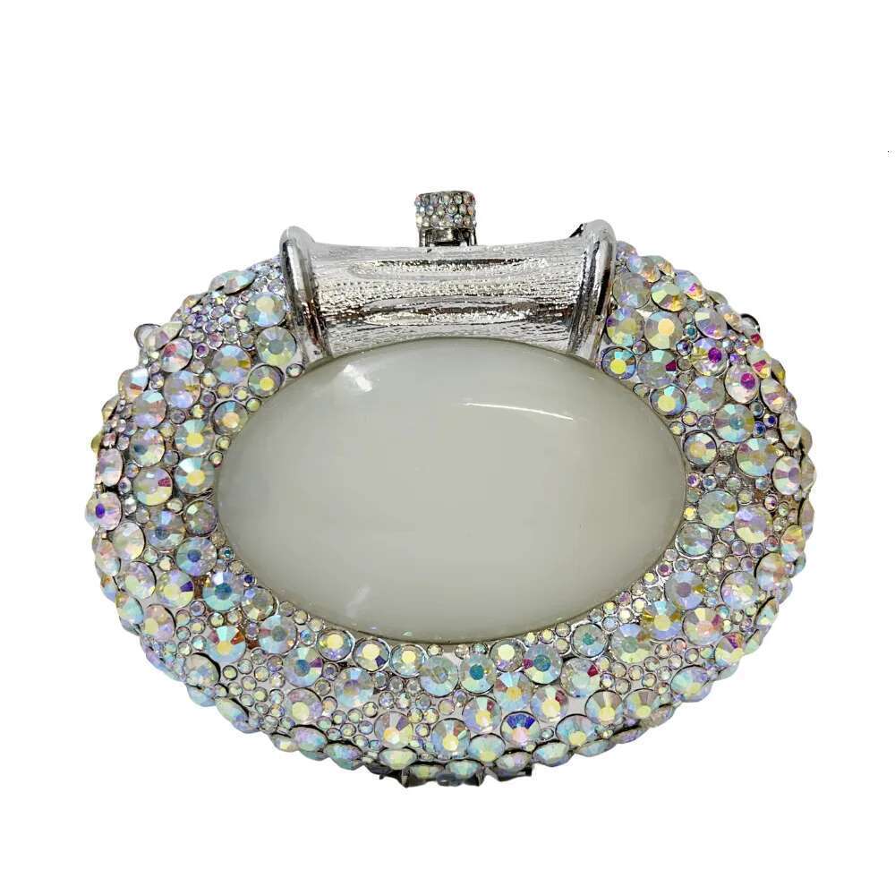 XIYUAN Emerald Green Women Crystals Evening Clutch Bags Party Tail Rhie Minaudiere Handbags Gems Day Clutches Wedding