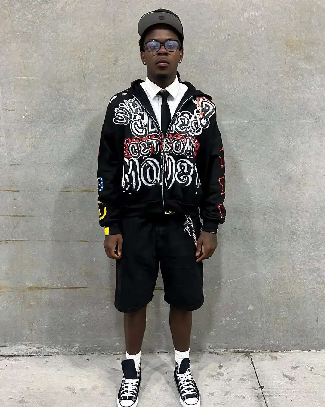 American Hip Hop Trend Fashion Zipper Hoodie Star Alphabet Design Vintage Hooded Long Sleeve Sports Men Women Street Wear Y2K