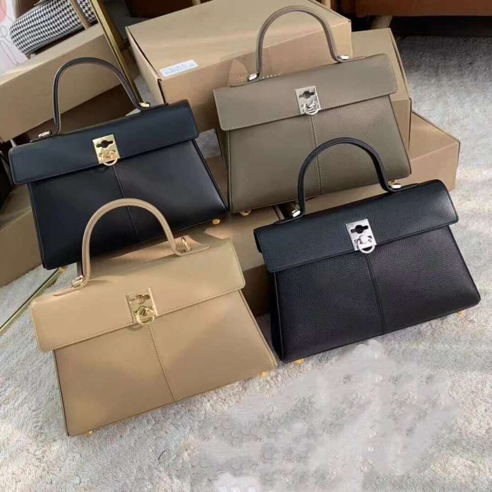 Designer Bag Niche CAF Stance Wallet Ladies Cowhide Fashion Business Versatile Shoulder Messenger Bag Briefcase
