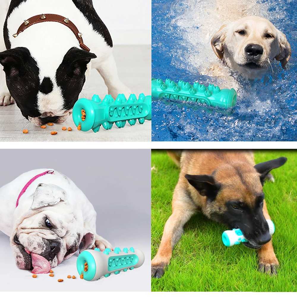 High Quality Large Dog Toothbrush Chewing Toy Safety Bite Resistance Puppy Dental Care Pet Cleaning Toy Used for Golden Retriever Treatment Dispenser 