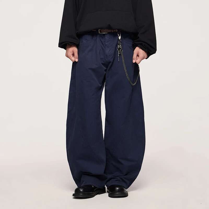 Men's Washed Cargo Pants 2024 New Arrivals Vintage Trousers Cotton Loose Casual Pant