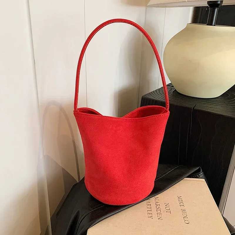 Solid color Veet material product shoulder bag 2025 new model Hass High Beauty Fi handbag soft Versatile Simple handbagXJ250412
