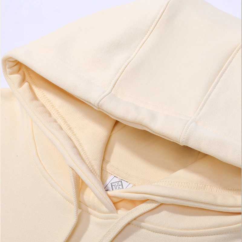 POD customization DIY Hooded Pure Cotton Sweatshirt Retro Loose Hoodie Mens And Womens Sportswear Personalized Custom GiftT251112