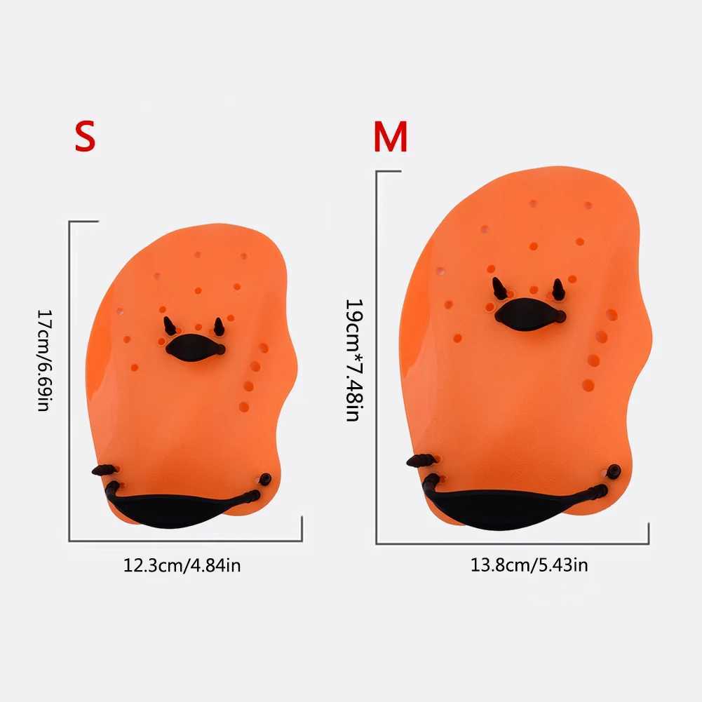 Swimming Finger Paddle Elastic Mesh Swimming Gloves Waterproof Lightweight Reusable Portable Auxiliary Teaching AccessoriesY250412