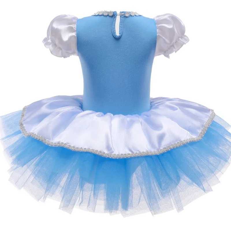 Disney New Summer Tutu Dress Ballet Performance Costume Cartoon Princess Cinderella Childrens Party Halloween Dress A205XJ250411