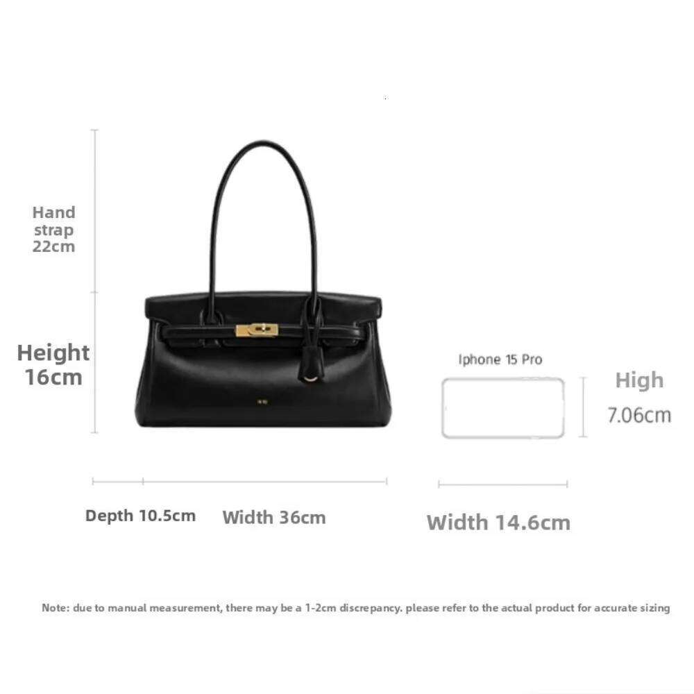 JW PEI 2025 New Women's Yara Shoulder ,Brown Large Capacity Work For Women Commuting, Professional Briefcase Tote Bag