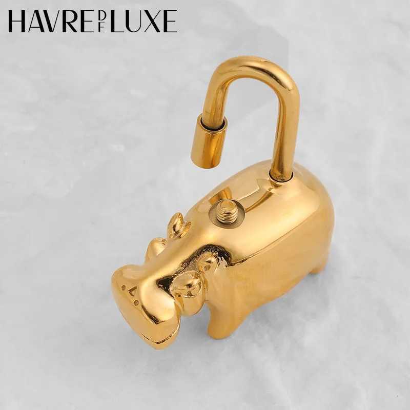 Lock pendant For Bag Animal Full Steel Metal High-grade Bag Charm Pegasus Hippo Bag AccessoriesW251112