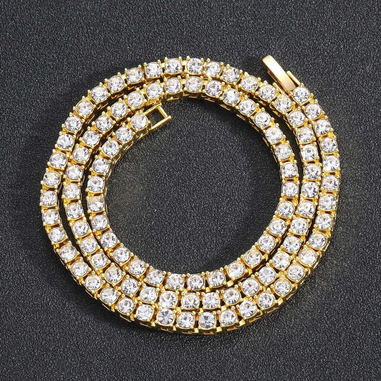 Elegant Moissanite Chain Necklace for Men and Women Ideal Jewelry Piece
