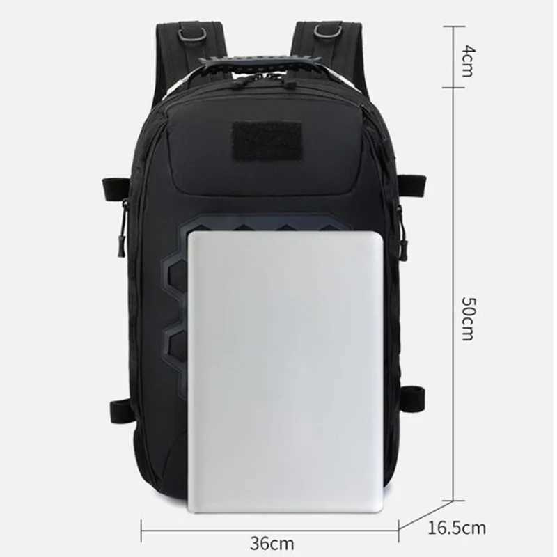 Multifunctional Outdoor Travel Fishing Backpack Hiking Tactics Backpack 40L Z250411