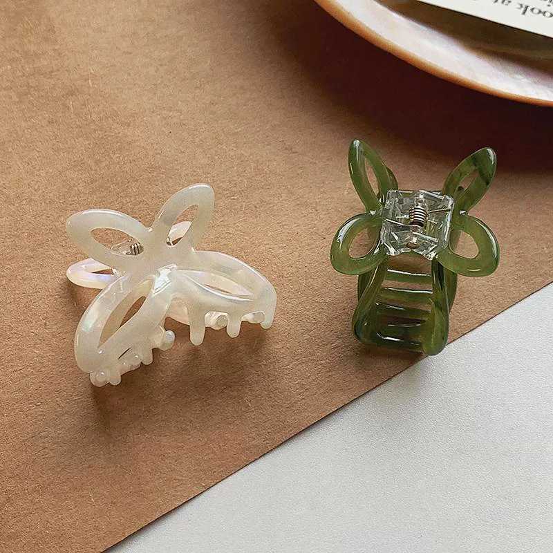 Sweet Fairy Hollow Butterfly Hairpin Acetate Hairpin Claw Styling Tool Female Hair Accessories Party Daily Leisure Decoration Y2504012