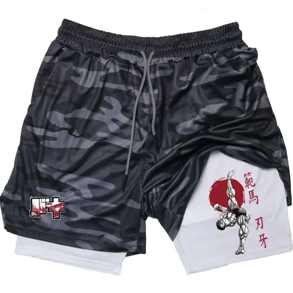 2025 Men's new summer leisure sports breathable running fiess training shorts, quick dry beach shorts