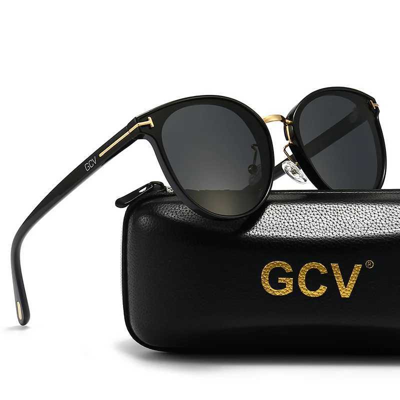 2025 GCV Polarized Lady Sunglasses Cat Eye Fashion Sun Glasses Luxury Woman Female Brand Ultralight Frame Tourism Party Leisu Z250411