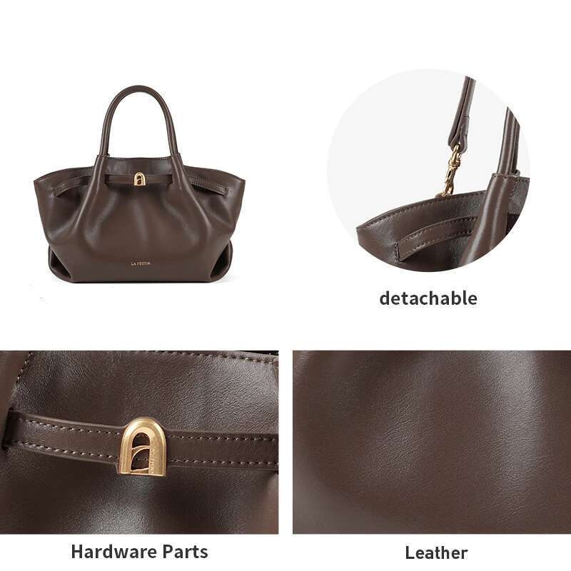 LA FESTIN Original Handbags Women Trend Shoulder Leather Large Capacity Tote Crossbody Fashion Designer Lady Bag