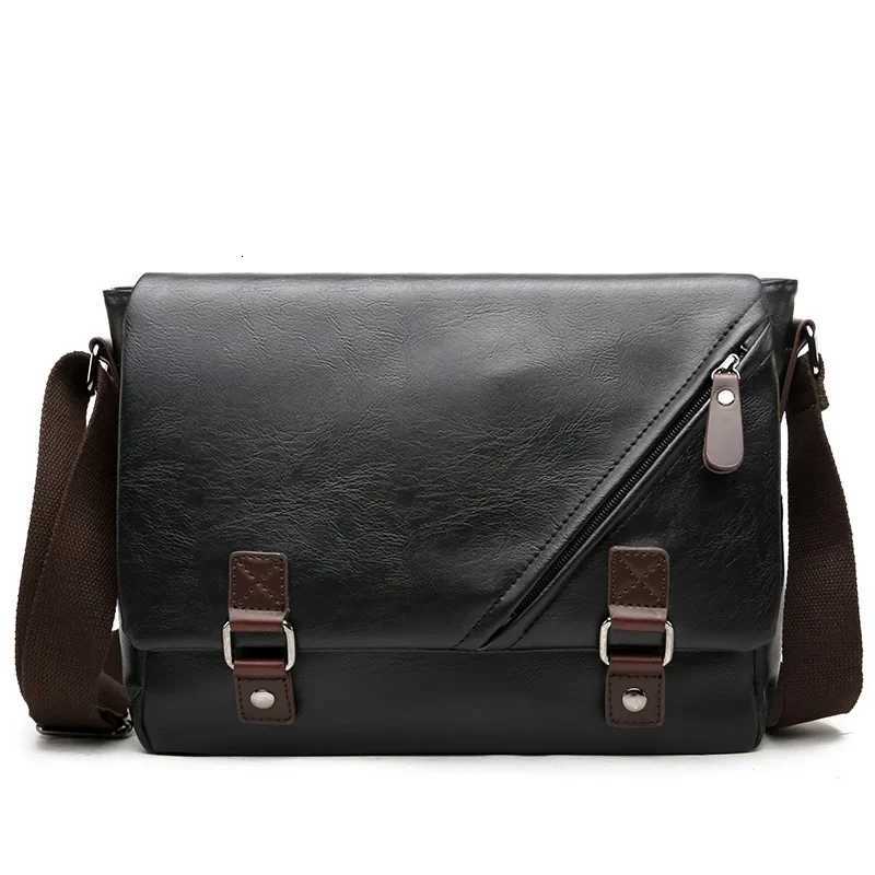 Weixier 2022 Fashion New Single Shoulder Bag Business Leisure Korean Style Mens Single Crossbody Leather Bag Messenger Bags sacT2511112