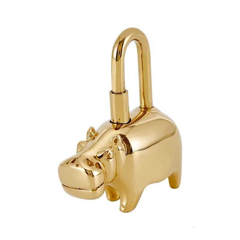 Lock pendant For Bag Animal Full Steel Metal High-grade Bag Charm Pegasus Hippo Bag AccessoriesW251112