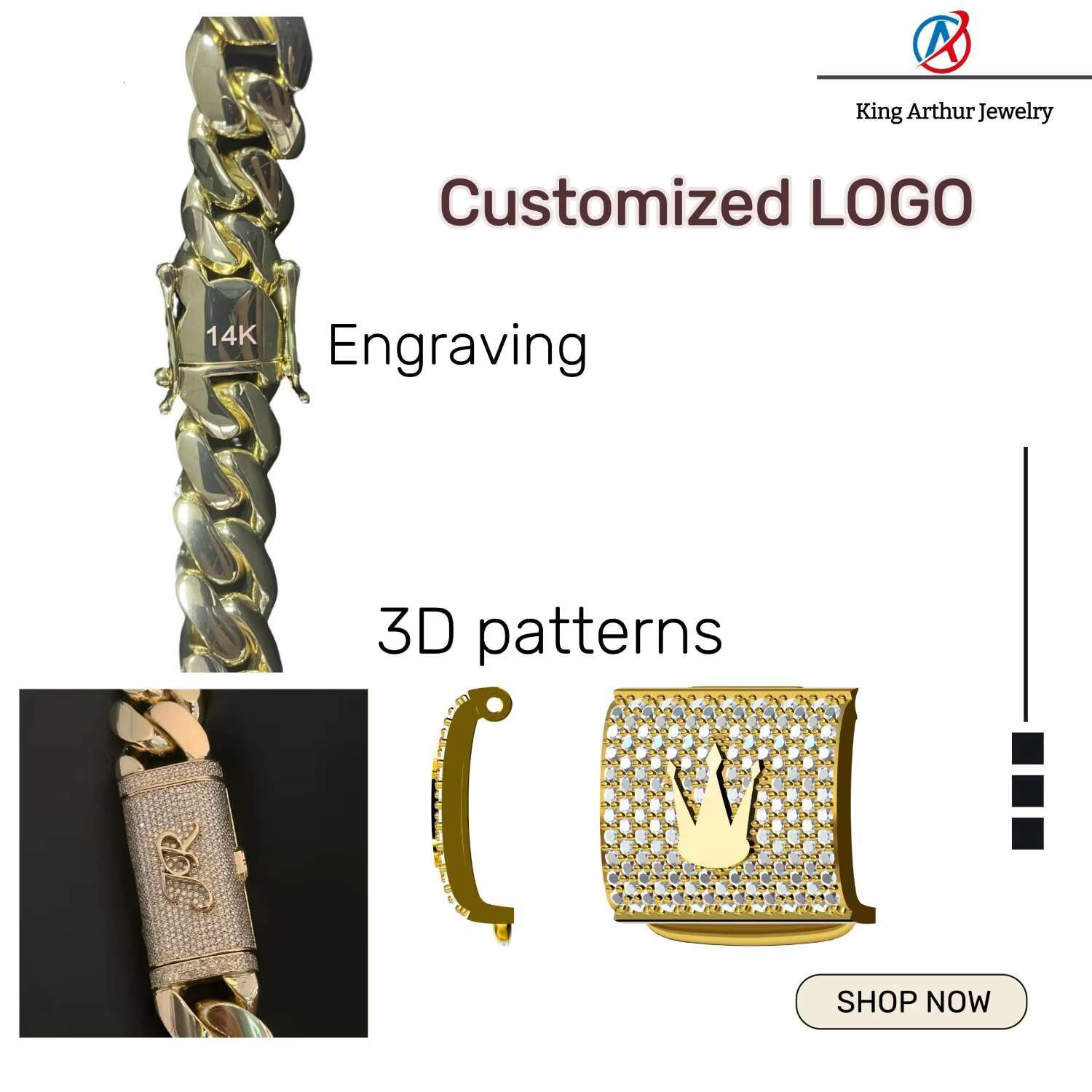Cuban Chain Bracelet Necklaces Brass 14K 18K Gold Plated 10mm-25mm Heavy Solid Miami Cuban Link Chain Hip Hop Necklace for Men