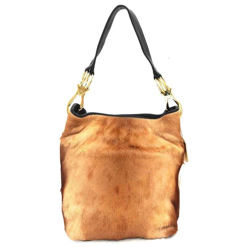 High Quality Leather Jumping Antelope Sheepskin Women's Shoulder Bag, European And American Fashion Personalized Handbag Women