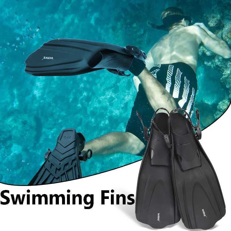 Swimming fins can be adjusted to human fins inflatable feet swimming flip covers diving equipment portable scuba diving and snorkelingY250412
