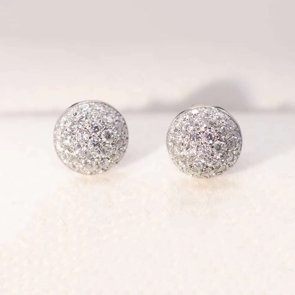 10k Real Gold Moissanite Drop Earring Excellent Lab Diamond Dropping Earrings Moissanite Ear Studs