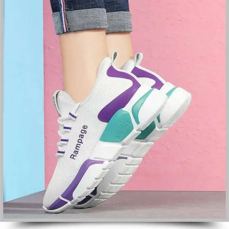 2025 New Women's Versatile Lace Comfortable and Lightweight Designer Fashion Sports Shoes