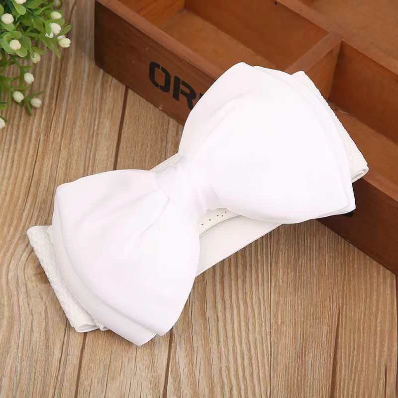 Korean version chiffon bow elastic waistband women's versatile decoration wide waist seal skirt belt dress accessories