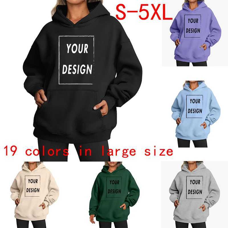 POD customization Women Hoodies Pullover Hooded Sweat Shirts Solid Color Jogger Long Sleeve Black Jogging Men Sweatshirt Sport Top Winter ClothingT251