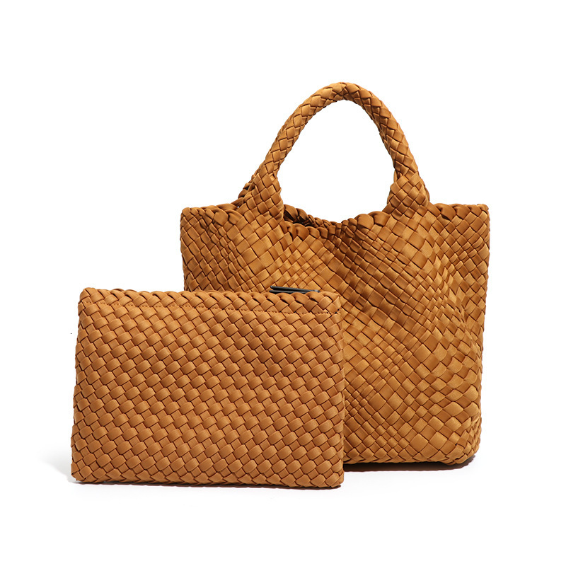Woven Handbag Women's Retro Fashion Large Capacity Tote Bag Designer Handbag