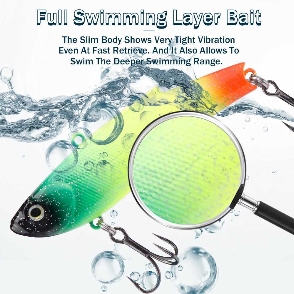 GOBASS Winter VIB Vibration Fishing Lure 24g 34g Long Casting Rattlin Artificial Wobbler Hard Bait Pike Bass Carp Fishing Tackle Z250411