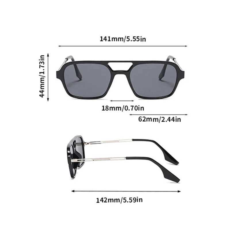 Trendy Women Grey Sunglasses Square Stylish Sun Shades for Travelling Hiking UV Protection Driving Design Sun Glasses Z250411