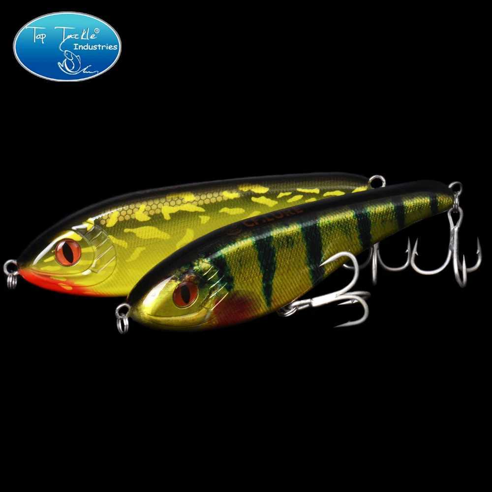 Fishing Lure For Pike Slow Sinking Jerk Bait 150mm 76g CFLURE Muskie Pike Big VIB Fishing Lure Hard Tinned Hooks Z250411