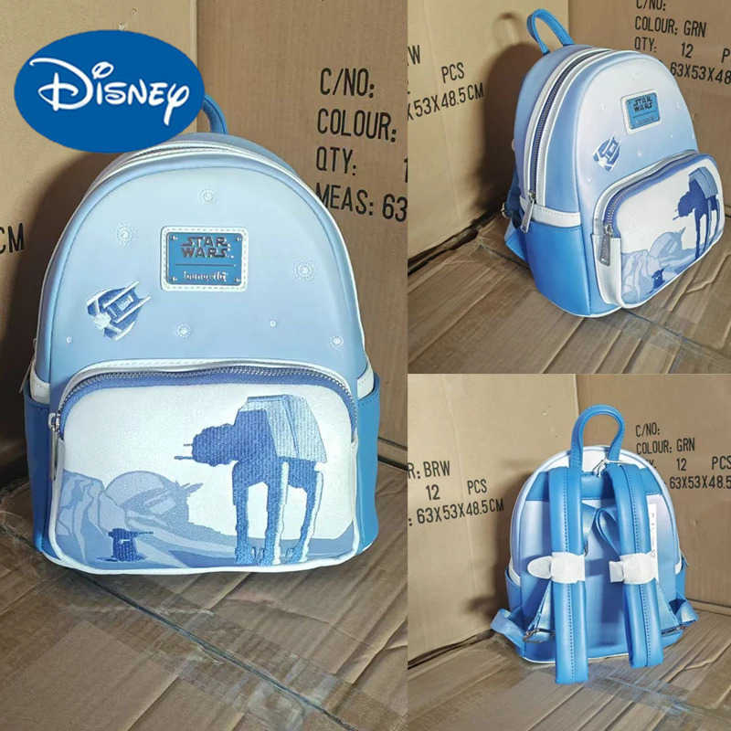 Disney Loungefly Star Wars Mini Backpack Cute Cartoon Childrens Backpack Boys Outdoor Leisure Travel Bag Birthday Gift X250412
