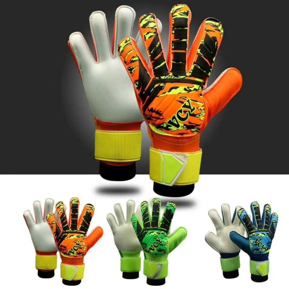 Anti-Slip Soccer Goalkeeper Gloves Wear Resistant Colorful Football Goalie Gloves Waterproof Breathable Latex Soccer GlovesW251112