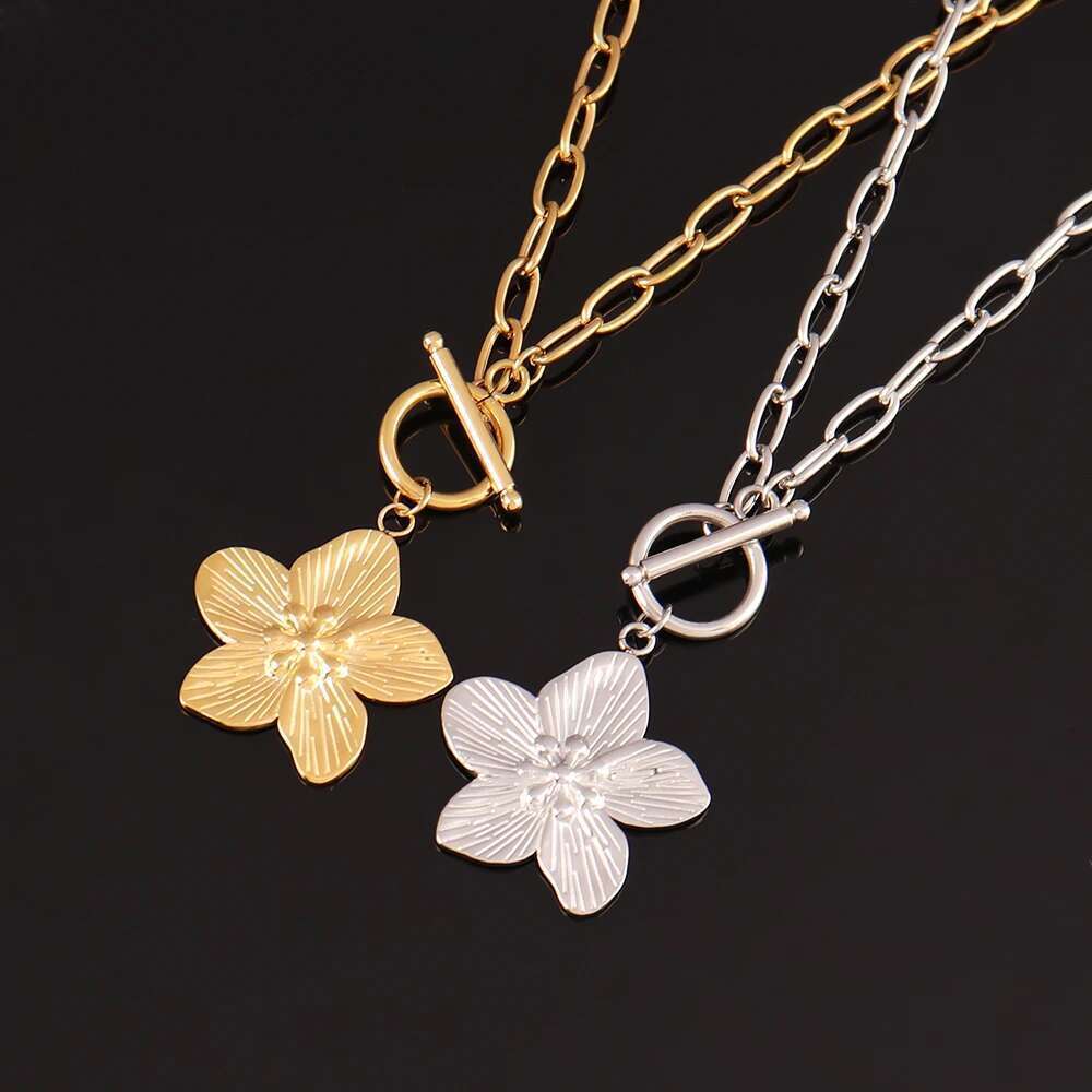 316L Stainless Steel Necklace for Women Fashion wer Pendant Chain Necklaces Femme Jewelry