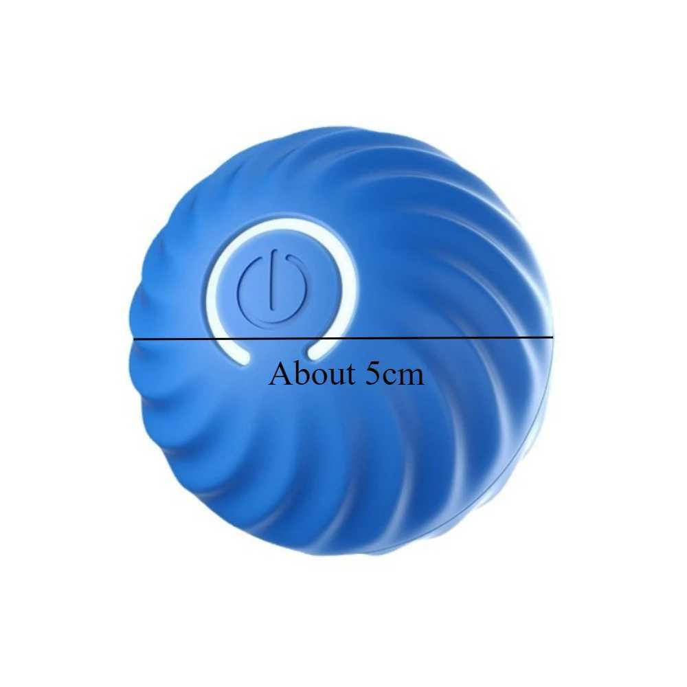 High Quality Pet automatic movement intelligent USB jumping rotation interactive dog chewing toy ball T2504012