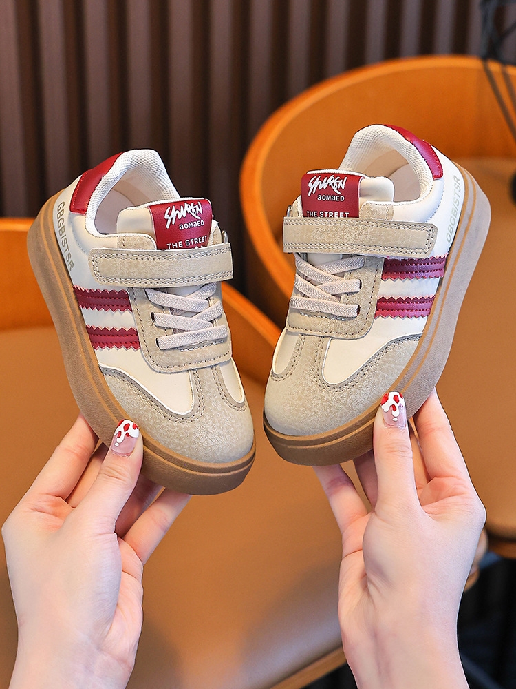 designer shoes 2025 Children's sports shoes German training breathable sneakers for boys and girls leisure and versatile small white shoes for ol