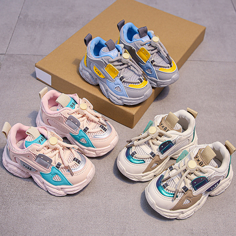 Kids Sports Shoes Autumn Girls Boys Mesh Outdoor Shoes Children Kid Casual Running Shoes Kidszworld Toddler Sneakers Sizes 21 - 36 K0244
