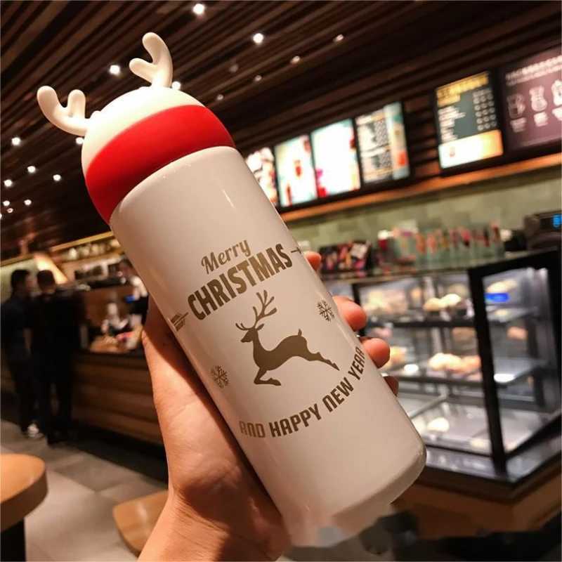 Christmas Christmas Personalized Antler Portable Outdoor Parent-Child Water Bottle Y251112