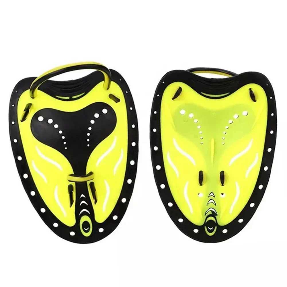 Swimming training hand pad for adults and children swimming training hand fin flip unisex swimming hand padY250412