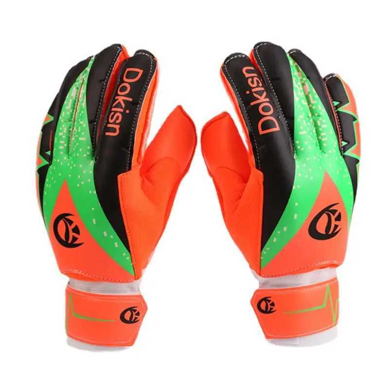 Goalkeeper Gloves Full Finger Latex Goalie Glove Portable Anti-slip Soccer Training Glove Football Protective Gear For Adult KidW251112