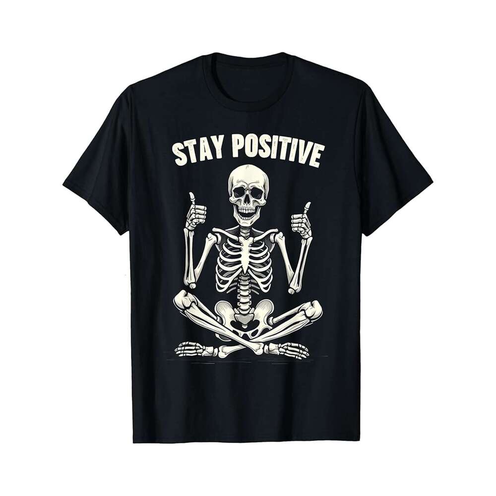 Designer T shirt Skeleton Halloween Costume Spooky Dancing Skeletons Bones - 220g T shits